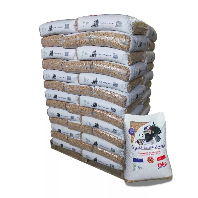 pellet le petit scieur – palette de 65 sacs (15 kg)