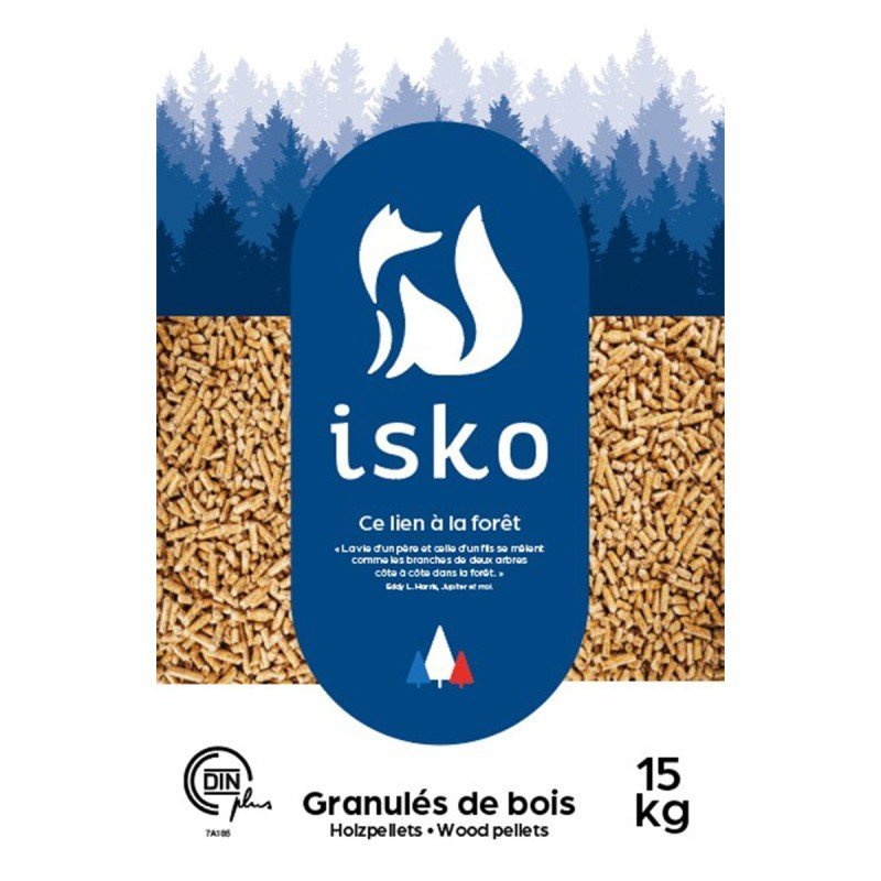 pellets isko – palette 70 sacs de 15 kg (1050 kg) pellets isko – palette 70 sacs de 15 kg (1050 kg)